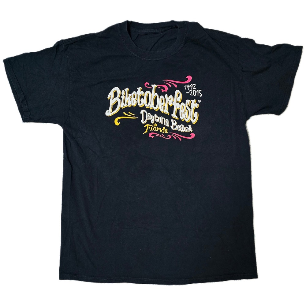 Biketoberfest Daytona Beach Florida Motorcycle Graphic Tee Mens 2015 (R)